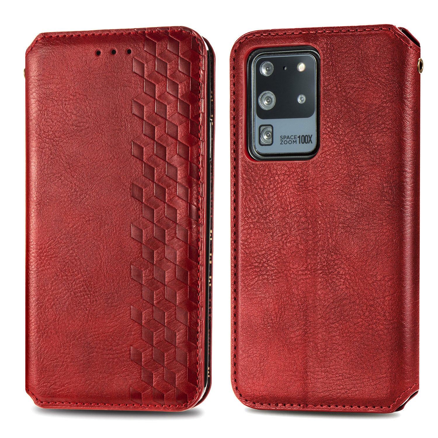 For Samsung Galaxy S20 Ultra 4G / 5G Rhombus Imprinted PU Leather Flip Case Wallet Stand Magnetic Auto Closing Phone Cover For Samsung Galaxy S20 Ultra 4G / 5G Rhombus Imprinted PU Leather Flip Case Wallet Stand Magnetic Auto Closing Phone Cover
